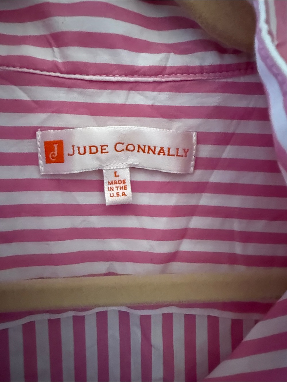 Jude Connally Pink and White Striped Long-Sleeve Tunic - Picture 2 of 6